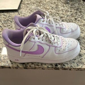 Nike force 1 new purple, size 8 💜